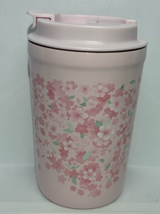 Starbucks 2026 Cherry Blossom Pink Stainless Steel Travel Tumbler 12oz – New - Picture 3 of 6
